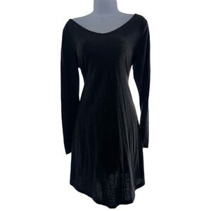 Gray long Sleeve Tunic dress